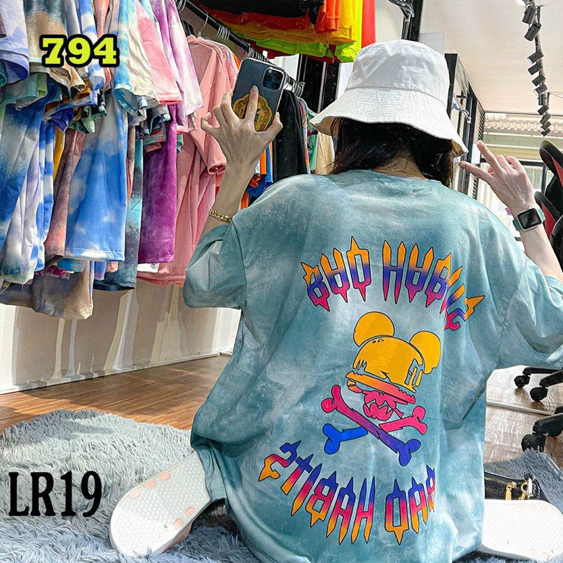 Áo thun loang màu 𝑭𝒓𝒆𝒆𝒔𝒉𝒊𝒑 Áo phông unisex LR14 {nhiều mẫu} vải cotton xượt poli co giãn thấm hút tốt, không xù lông