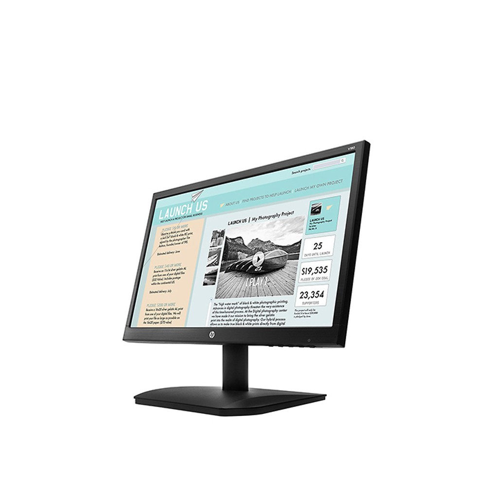 Màn hình vi tính HP V190 18.5-inch Monitor,3Y WTY_2NK17AA