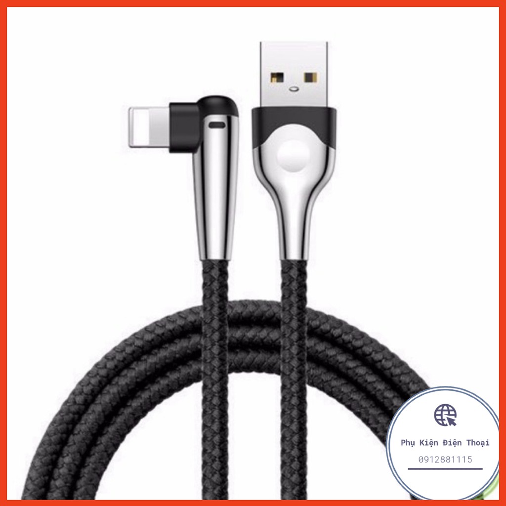 CHÂN LIGHTNING / ANDROID / TYPE C 2.4A - Cáp sạc Sharp Bird MVP Moblie Game Dây dù dữ liệu