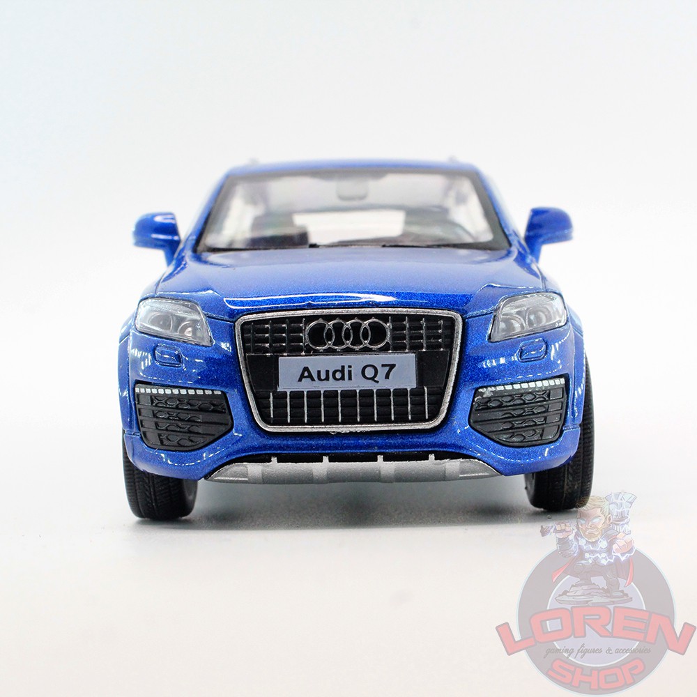 Mô hình ô tô kim loại Audi Q7 tỷ lệ 1:36, xe SUV đồ chơi kích thước 13cm chạy cót mở 2 cửa lorenshop
