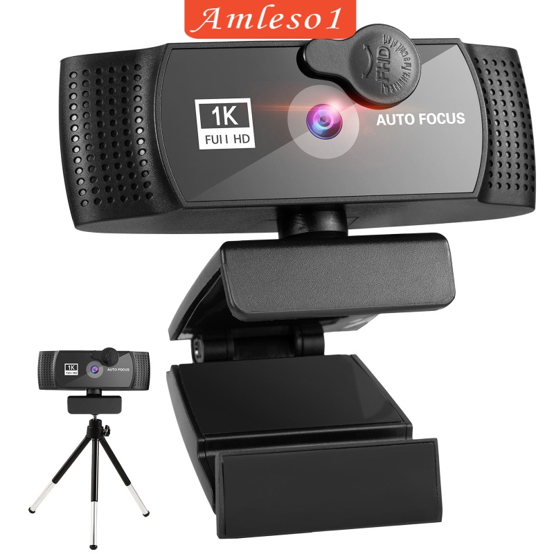 Webcam 1080p Hd W / Tiếng Ồn Kèm Micro Cổng Usb Cho Máy Tính Để Bàn