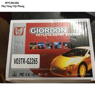 Bộ điều khiển khóa cửa ô tô giordon 12v/ v03tr-g2265