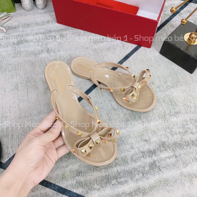 Dép kẹp vltn nơ tán đinh fullbox