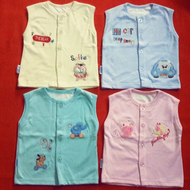 Áo gile bosbabi 2 lớp cotton dày số 6/7/8.