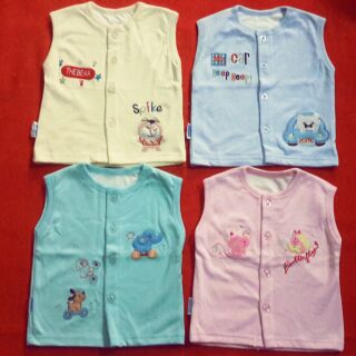 Áo gile bosbabi 2 lớp cotton dày số 6/7/8.