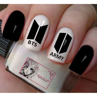 NAIL BOX, Bộ móng tay giả BTS  tặng keo dũa
