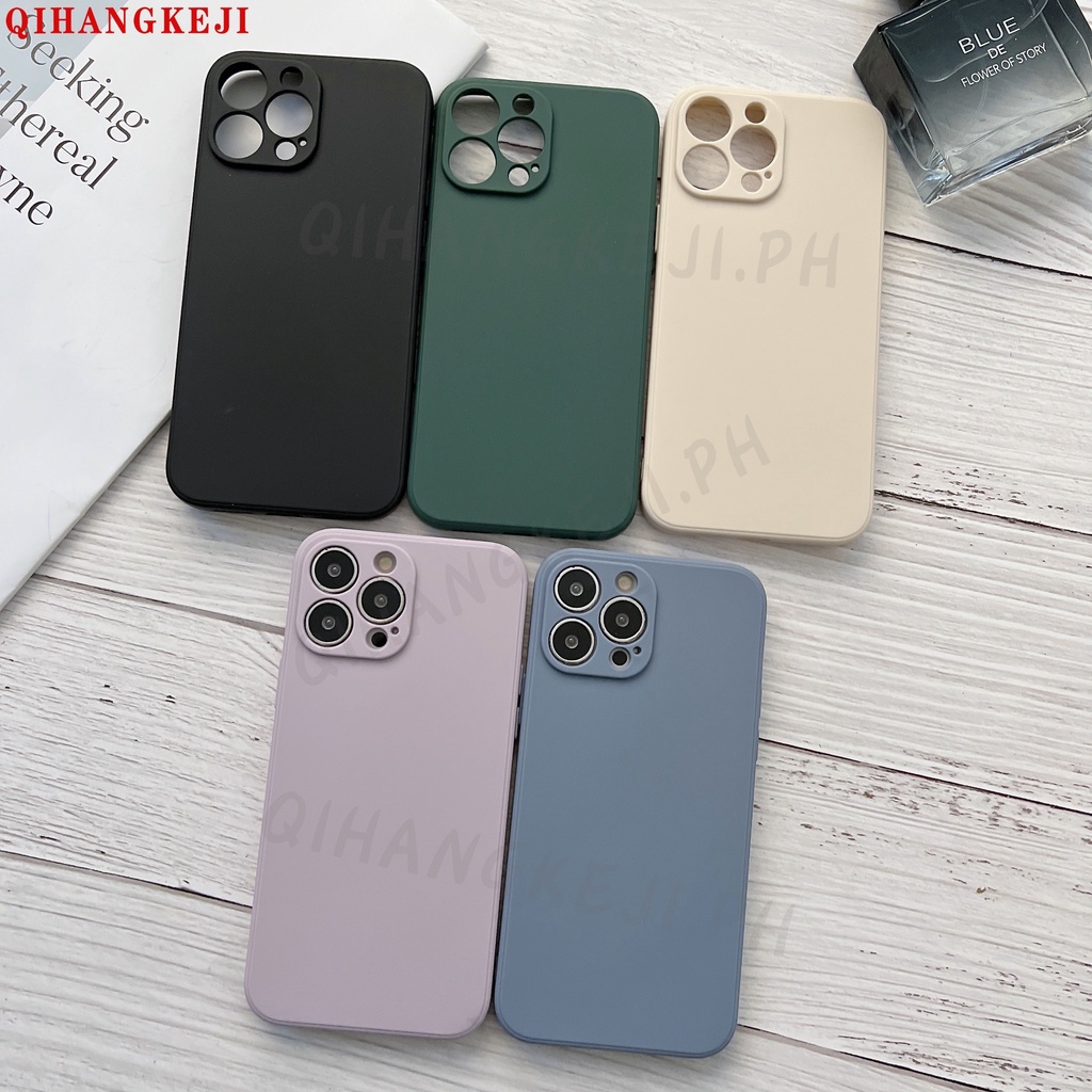 Ốp điện thoại TPU viền thẳng cho Samsung Galaxy A02 A02S A03 A3S A12 A13 A33 A53 A73 A52 A52S M12