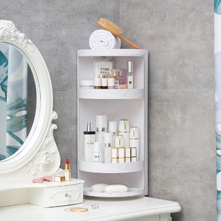 Kệ Góc Xoay 360 độ Thông Minh Cho Nhà Tắm, Nhà Bếp 3 Tầng Hàng Nhập Khẩu