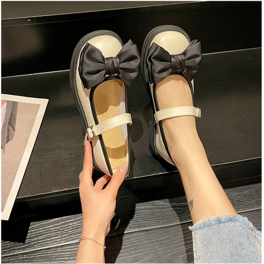 GIÀY MARI JANE QUAI CÀI THẮT NƠ SIÊU XINH - L4