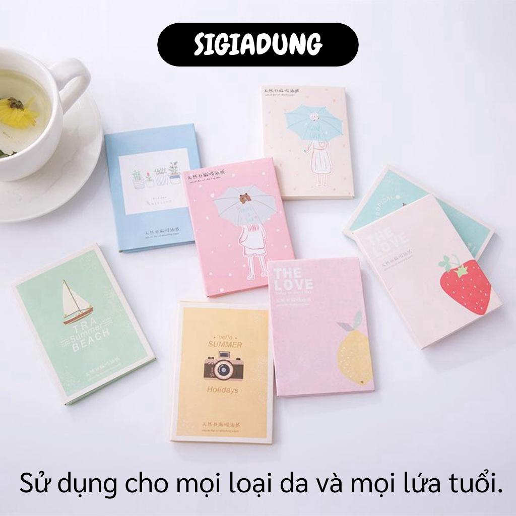 [SGD] Giấy Thấm Dầu - Hộp Giấy Thấm Dầu Da Mặt 50 Tờ, Giữ Da Sạch, Không Bị Bã Nhờn 7305