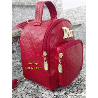 BA LÔ DIOR CAO CẤP ĐEO 2 KIỂU (ĐỎ) - ẢNH THẬT 100%