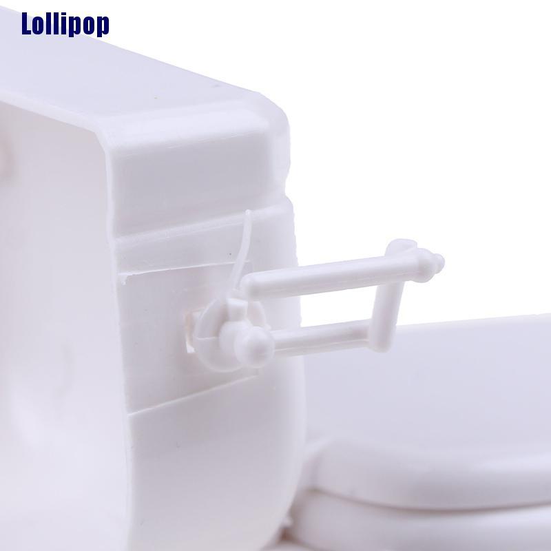 Mô hình bồn cầu mini trang trí nhà búp bê thiết kế độc đáo