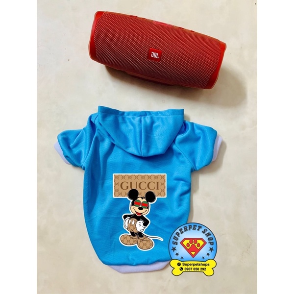 ÁO THÚ CƯNG CHUỘT MICKEY GUCCI SIÊU XINH GIÁ RẺ