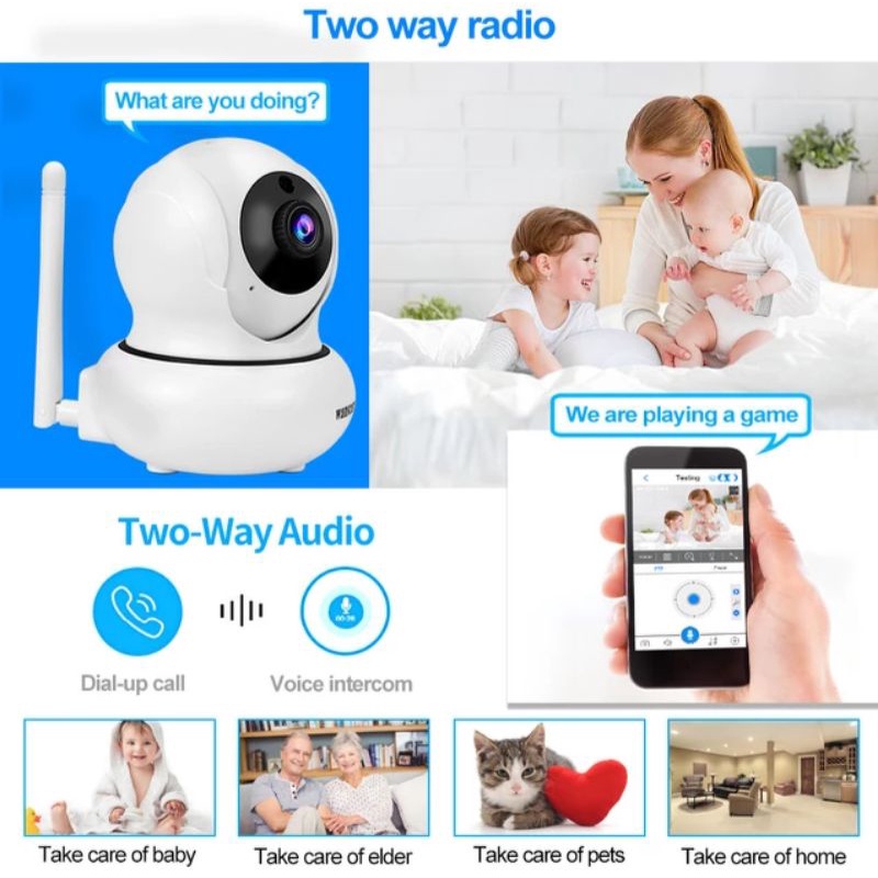 Camera YSEE quay quét 360° 1080P