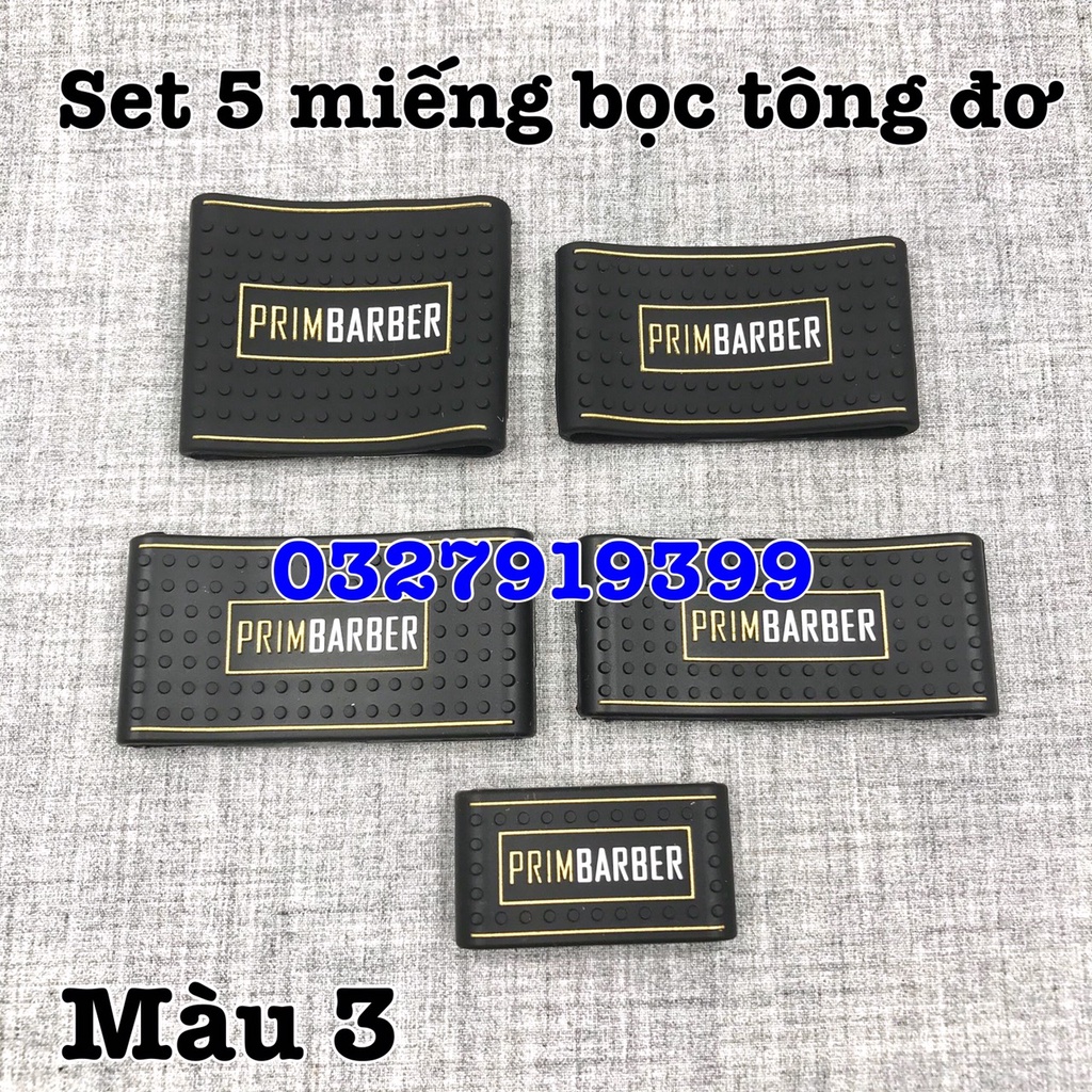 ✅ Set 5 chiếc - Bọc tông đơ cao su chống trơn SL186