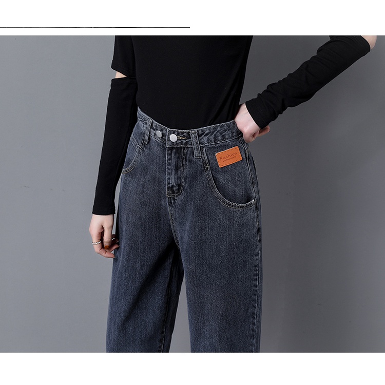 {Xả Hàng} Quần Baggy Jean nữ Cạp Cao siêu Tôn Dáng, Che Mọi Khuyết Điểm_JT_SHOP