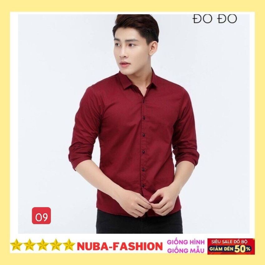 Áo sơ mi nam dài tay,chất vải lụa cao cấp, đẹp giá rẻ,AT 09 | BigBuy360 - bigbuy360.vn