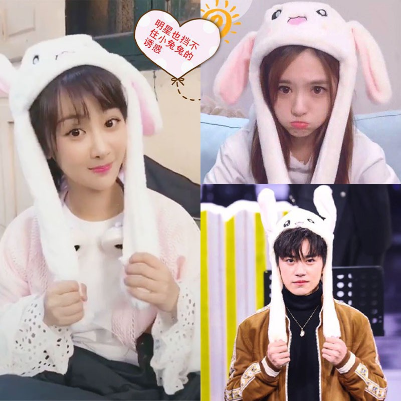 Mũ Tai Thỏ Phát Sáng HOTTREND IDOL KOP Siêu mềm mịn
