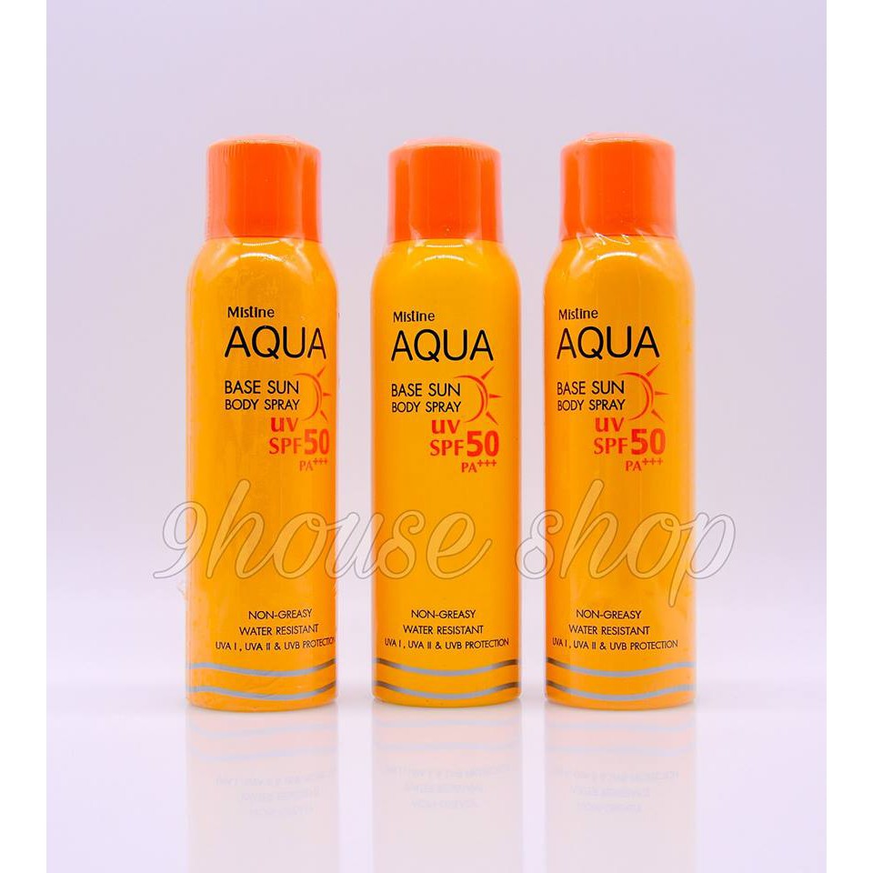 Xịt Chống Nắng Mistine Aqua Base Sun Body Spray UV SPF50 PA++