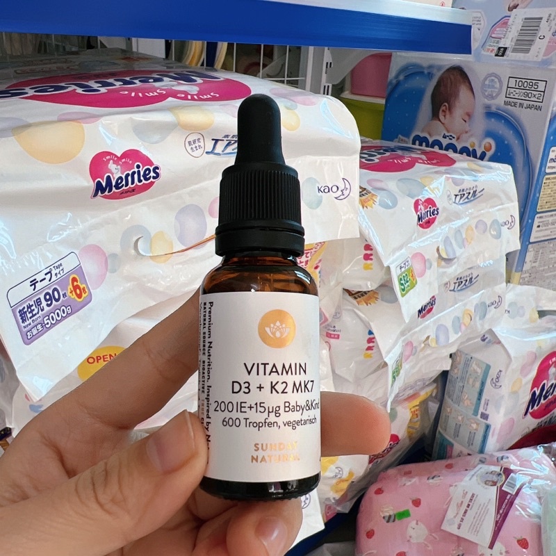 Vitamin D3k2 MK7 cho bé