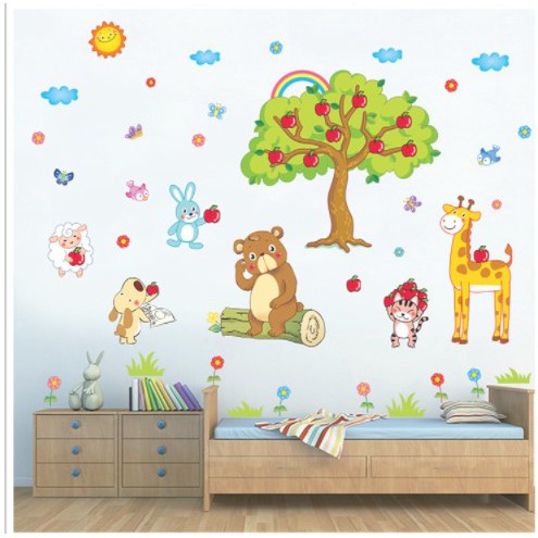 Decal Dán Tường Decal Trang Trí Phòng Cho Bé Siêu Đẹp Khổ To ( 60*90cm)
