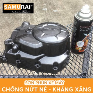 COMBO sơn Samurai cho lốc máy màu bạc Y124