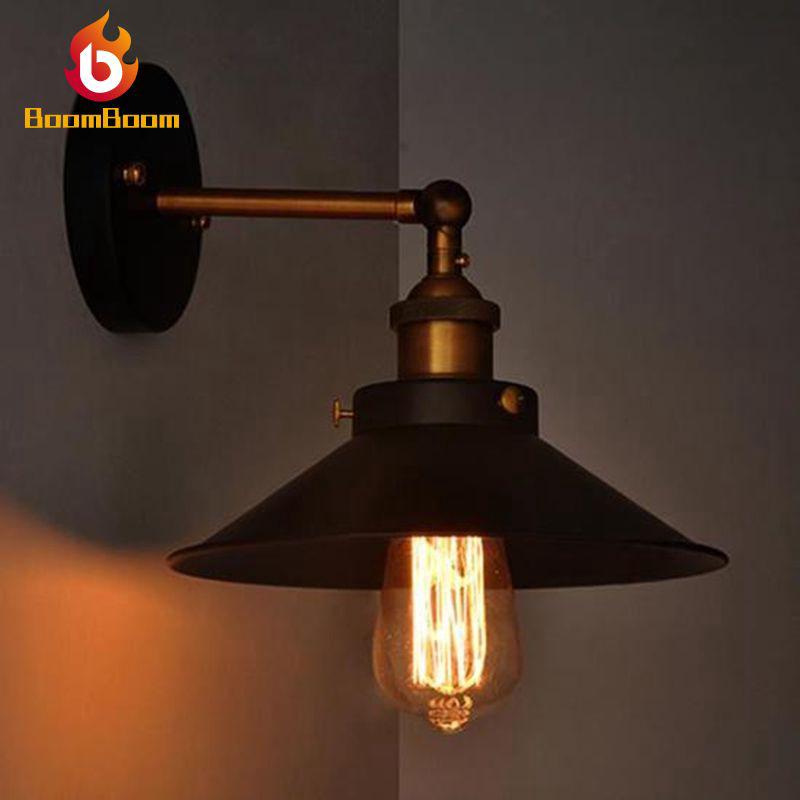 Khung đèn treo tường hình chiếc dù kiểu Vintage kèm phụ kiện