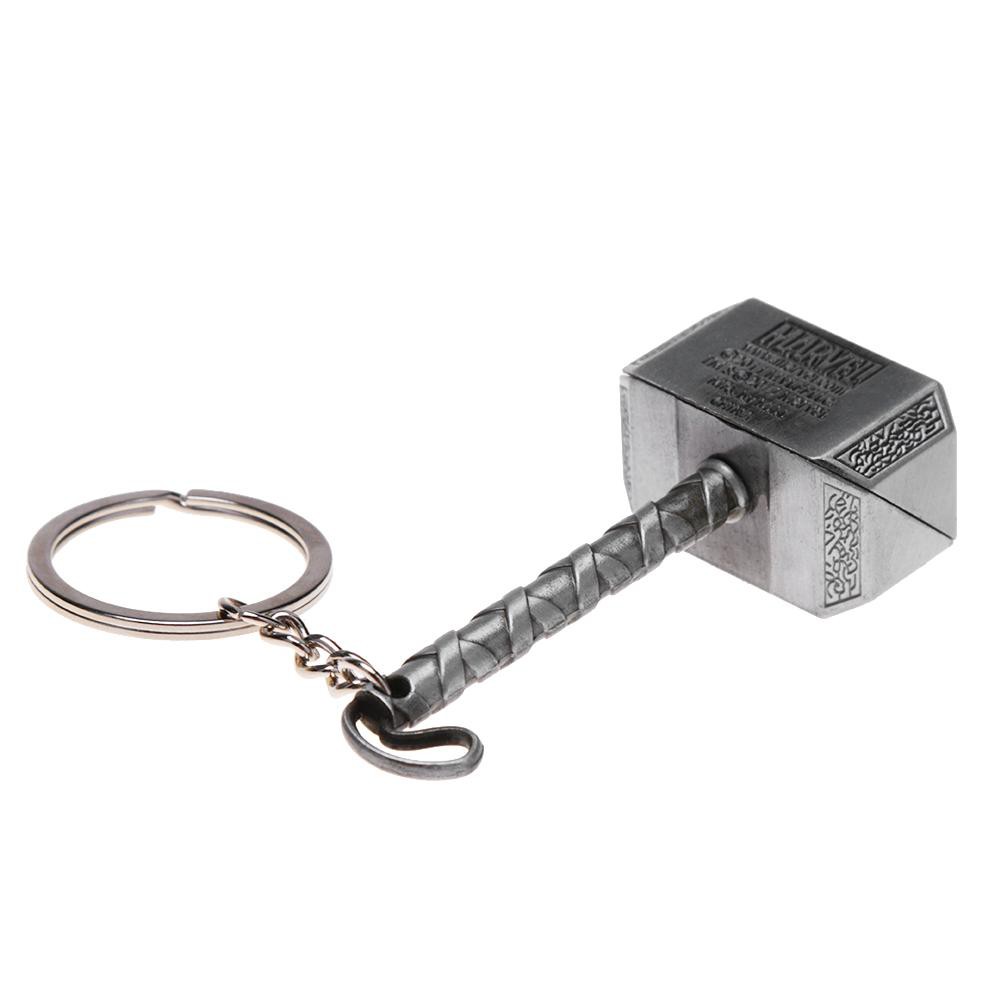 Móc khóa mặt hình cây búa của siêu anh hùng Thor phong cách vintage cho nam