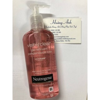 Sữa rửa mặt Neutrogena bưởi hồng 200ml với vit C làm sáng da