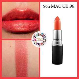 SON MAC HÀNG NHẬP MỸ - SON M.A.C Màu CB96 305 Màu hồng cam ánh ngọc trai