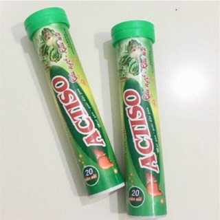 Viên sủi actisô râu ngô, rau má tuýp 20 viên