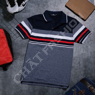 Áo Thun Nam 🆓FREESHIP🆓 Tay Ngắn Waterford Cá Sấu Pha Cotton Mềm Mịn Áo Thun Nam Có Cổ 5 Màu 3 Size