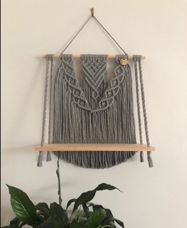 Kệ trang trí Macrame