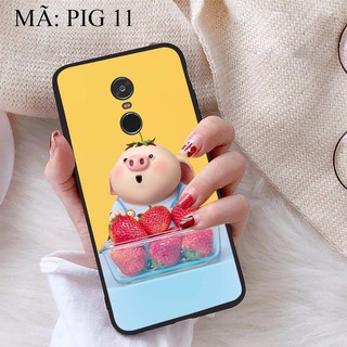 Ốp lưng xiaomi redmi note 4 viền dẻo tpu bst pig cute
