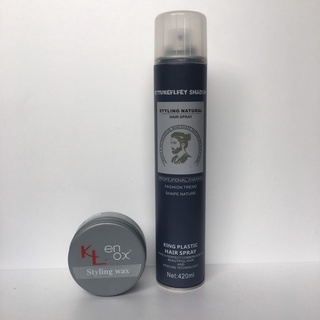 Gôm Xịt Tóc Butterfly Shadow black 420ml-úc