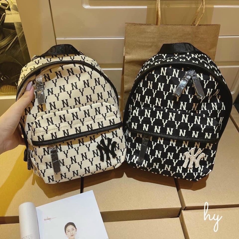 Balo MLB NY Tiêu Chuẩn Hàn Quốc Cao Cấp FULL TEM TAG