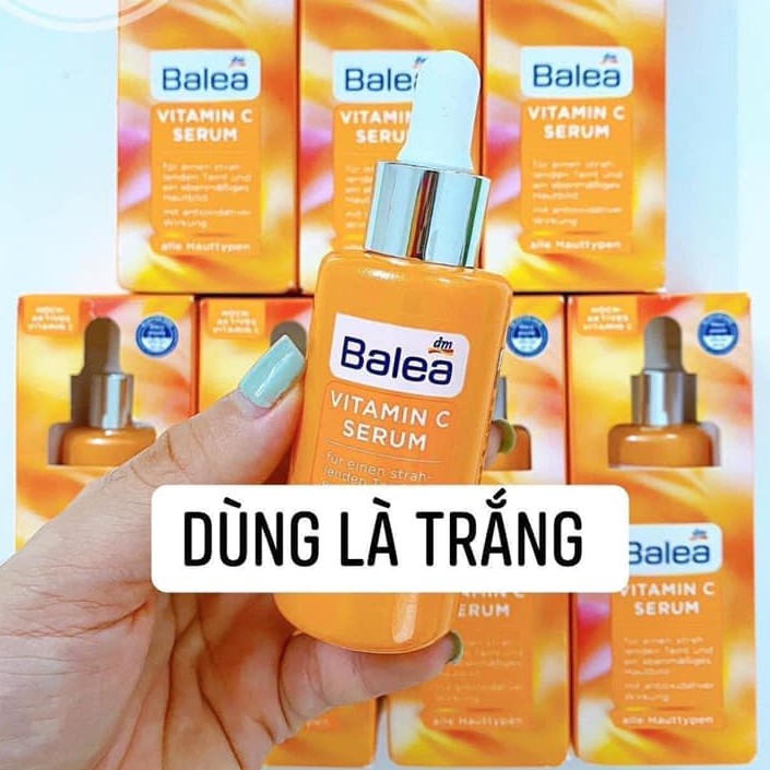 MẪU MỚI - Serum Vitamin C Balea Đức - Tinh Chất Dưỡng Trắng, Mờ Thâm Nám, Tái Tạo Da