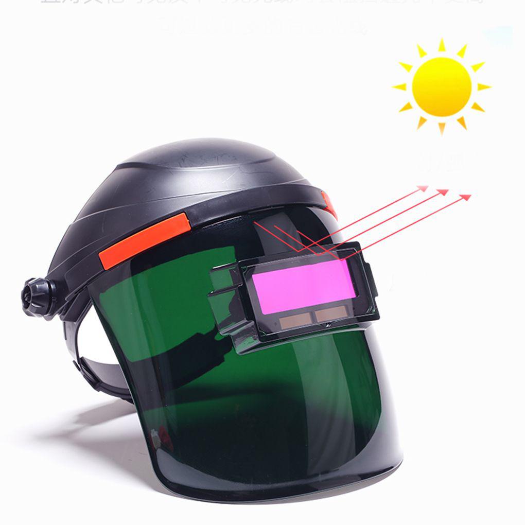 Mũ Hàn Tròn Bảo Vệ Mặt Tự Động Tối Có Thể Điều Chỉnh