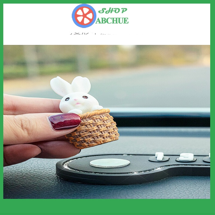 Bảng số điện thoại để Taplo  khi dừng đỗ xe hình chú thỏ và giỏ cà rốt