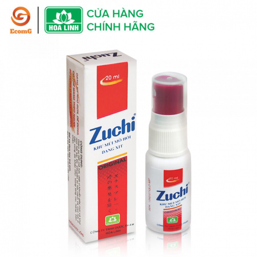 Xịt khử mùi 2 trong 1 Zuchi Original  khử mùi hôi nách và hôi chân hiệu quả, không kích ứng da - XZ1 02