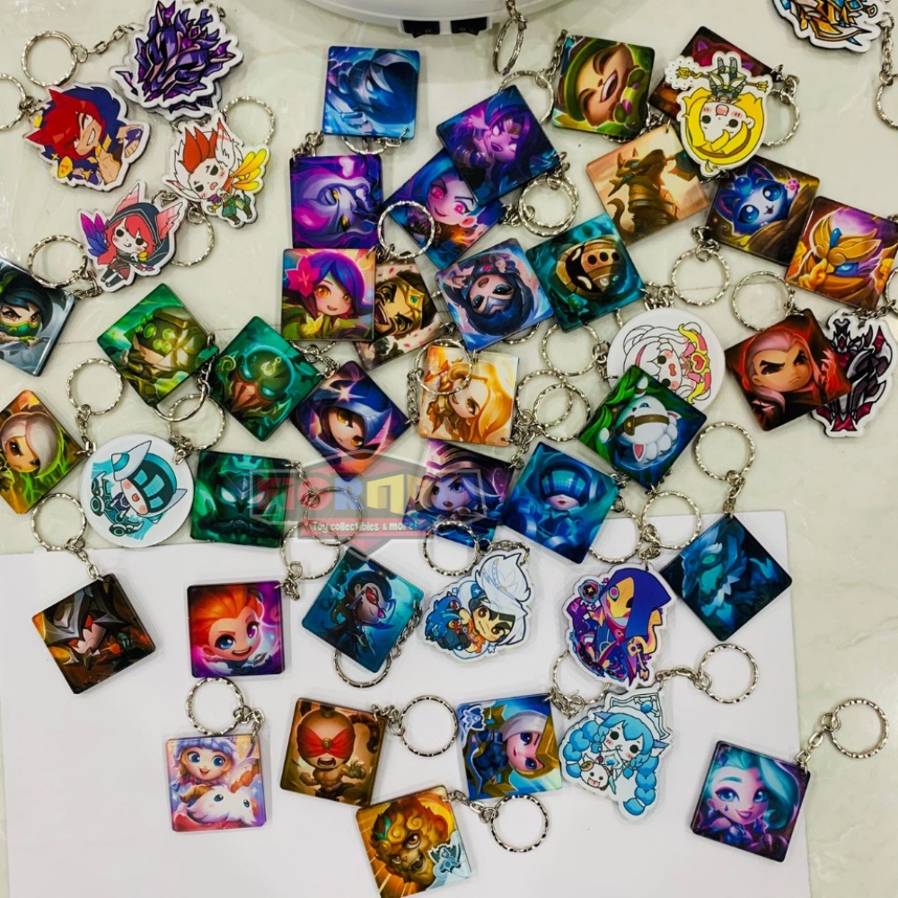 Móc khóa LoL custom theo yêu cầu - móc khóa avarta tướng LMHT