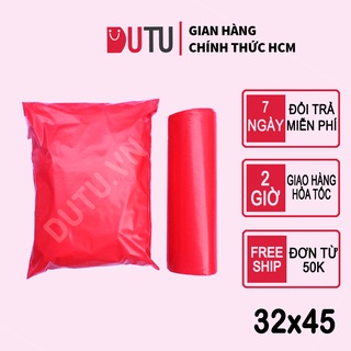 [SIÊU RẺ] 100 Túi Gói Hàng Niêm Phong Có Sẵn Băng keo Tự Dính Màu Hồng Size 35x45