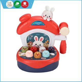 Đồ chơi đập chuột - Trò chơi đập chuột phát sáng có nhạc piano cho bé