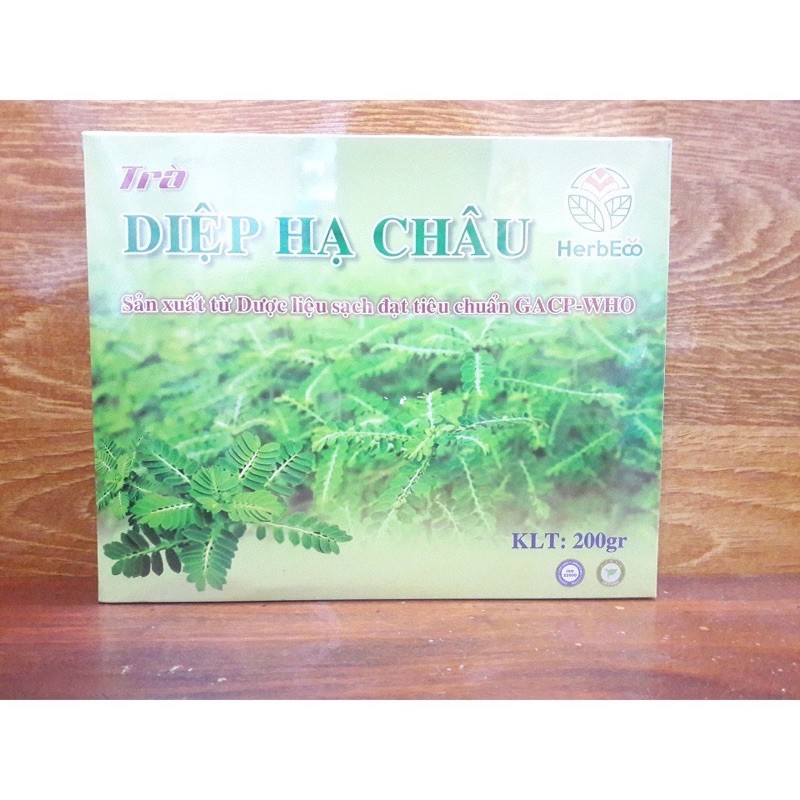 TRÀ DIỆP HẠ CHÂU HERBECO ( LÁ NGUYÊN CHẤT ) - GIÚP THANH NHIỆT , THANH LỌC CƠ THỂ