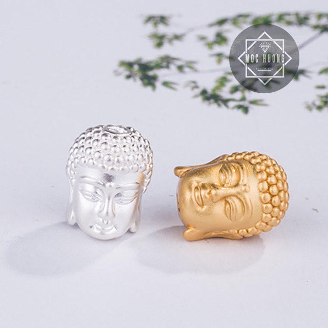 SỈ SIÊU RẺ  Charm bạc mặt phật bạc/ đầu phật bạc hàng đẹp - Bạc chuẩn loại 1, PH412