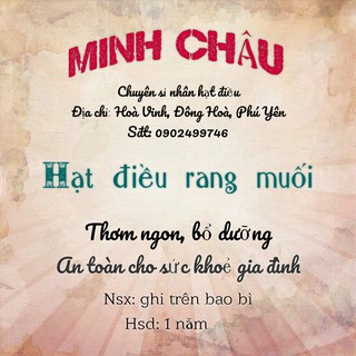 in tem giấy kraft -In Bạch Dương