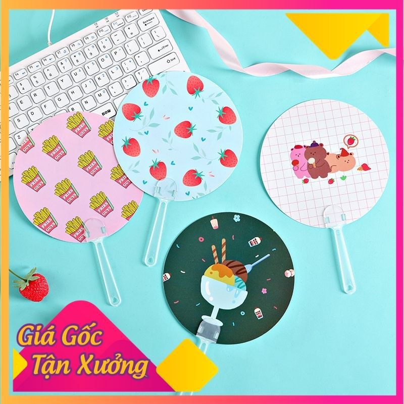 [FREESHIP_Hàng Thái Lan] [XẢ KHO_FREESHIP]  [ Hàng Đẹp Loại 1 ] Quạt Mini Cầm Tay Bằng Nhựa Ngộ Nghĩnh