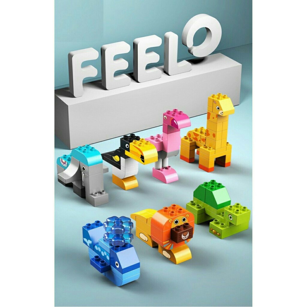 [HÀNG CAO CẤP] Lego Duplo FEEL Thế Giới Động Vật Đầu Đời Của Bé 102 Chi Tiết Siêu To