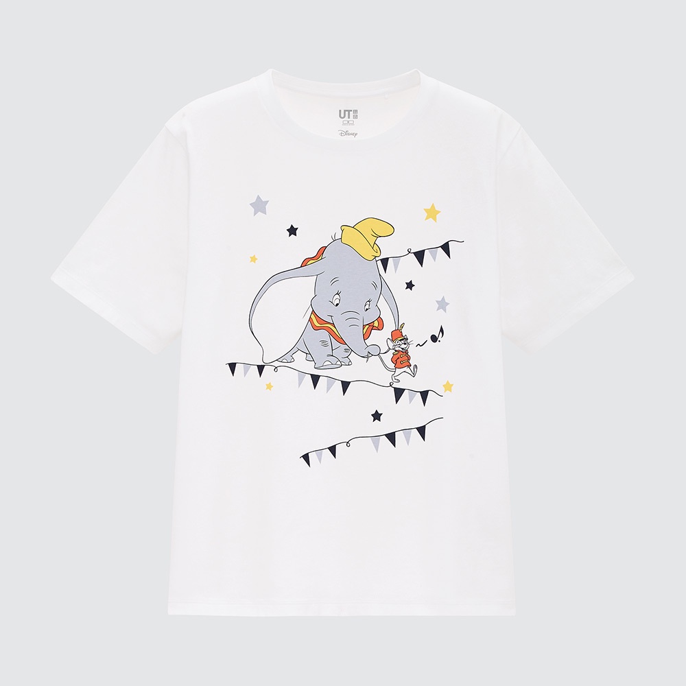 DISNEY Áo Thun Uniqlo UT Tay Ngắn In Hoạ Tiết Mickey Dễ Thương Xinh Xắn 449404