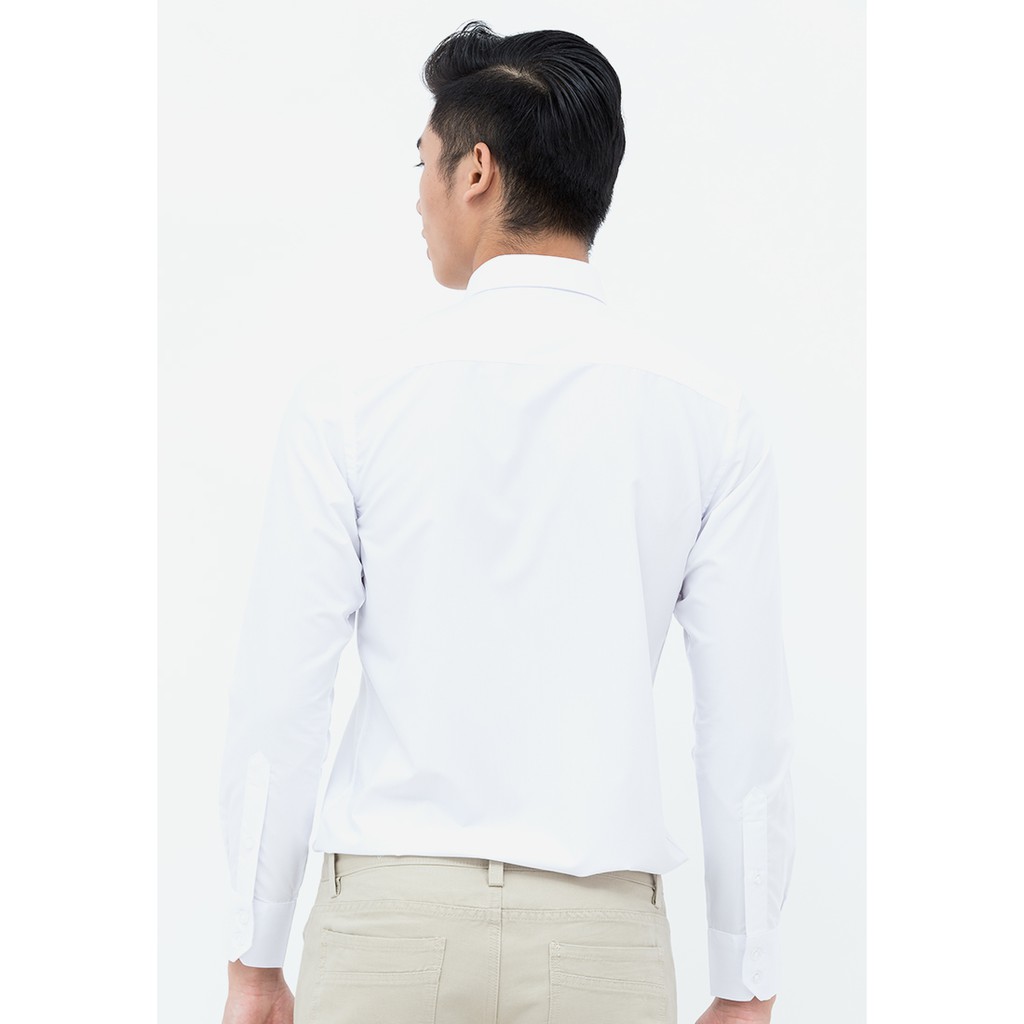 [Mã FAMALLT5 giảm 15% đơn 150K] Áo sơ mi màu dài tay slimfit 345 Vĩnh Tiến CL5047-1 trắng | BigBuy360 - bigbuy360.vn